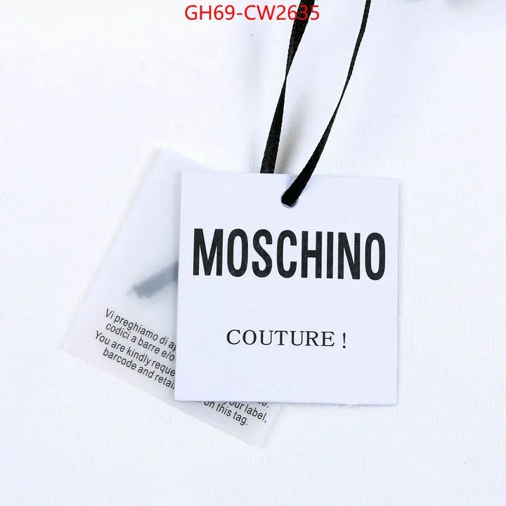 Clothing-Moschino perfect replica ID: CW2635 $: 69USD