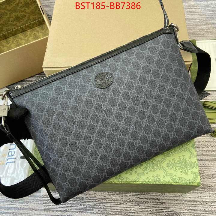 Gucci Bags(TOP)-Crossbody- fashion designer ID: BB7386 $: 185USD,