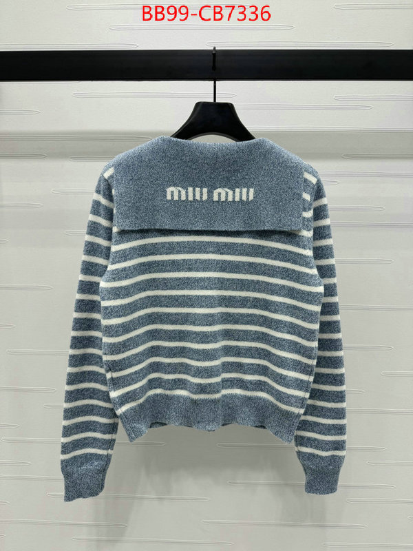 Clothing-MIU MIU how to find designer replica ID: CB7336 $: 99USD