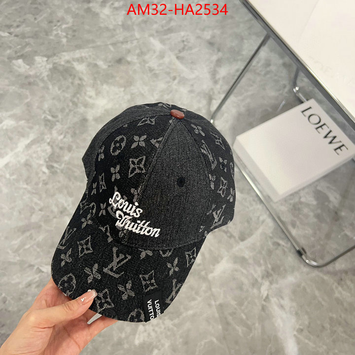 Cap(Hat)-LV high quality designer replica ID: HA2534 $: 32USD