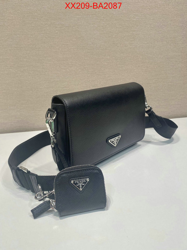 Prada Bags(TOP)-Crossbody- wholesale imitation designer replicas ID: BA2087 $: 209USD,