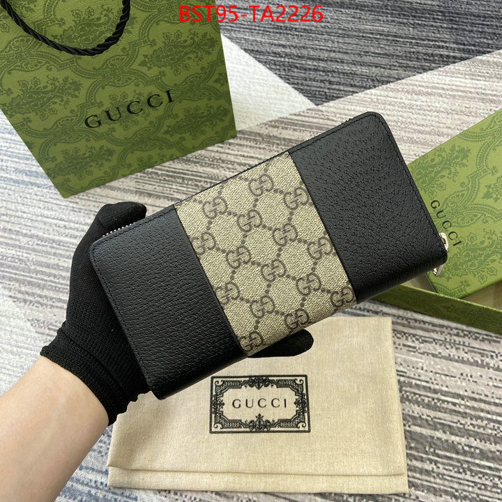 Gucci Bags(TOP)-Wallet- best quality fake ID: TA2226 $: 95USD,