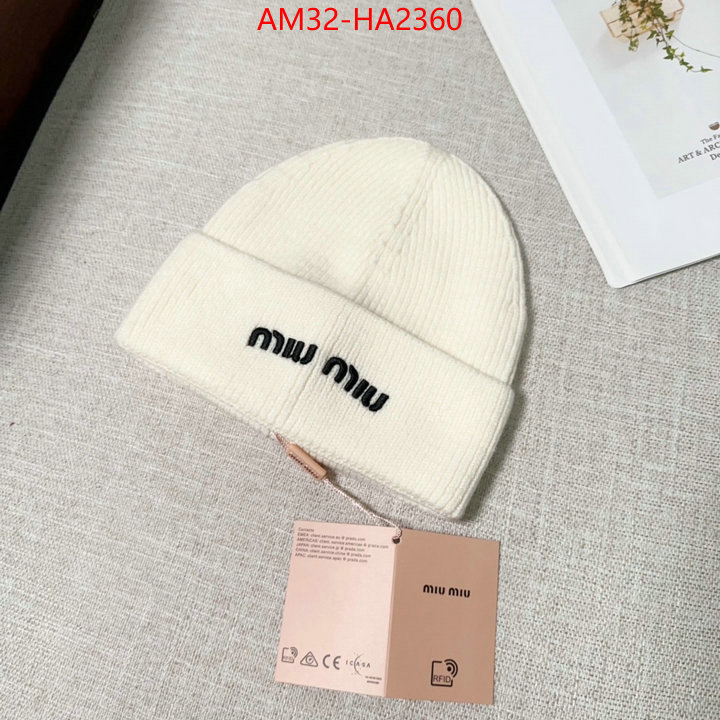 Cap(Hat)-Miu Miu replica 2024 perfect luxury ID: HA2360 $: 32USD