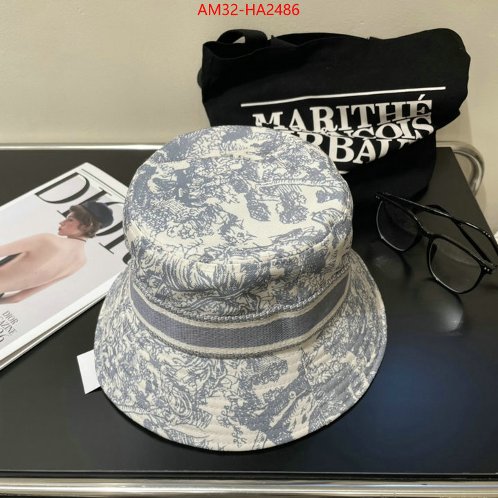 Cap (Hat)-Dior 1:1 replica wholesale ID: HA2486 $: 32USD