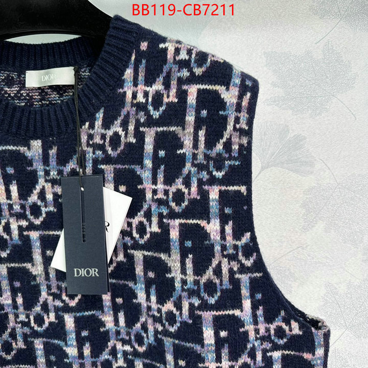 Clothing-Dior fake aaaaa ID: CB7211 $: 119USD