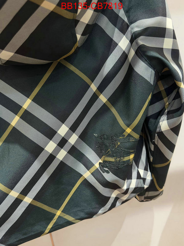 Clothing-Burberry replica us ID: CB7819 $: 135USD