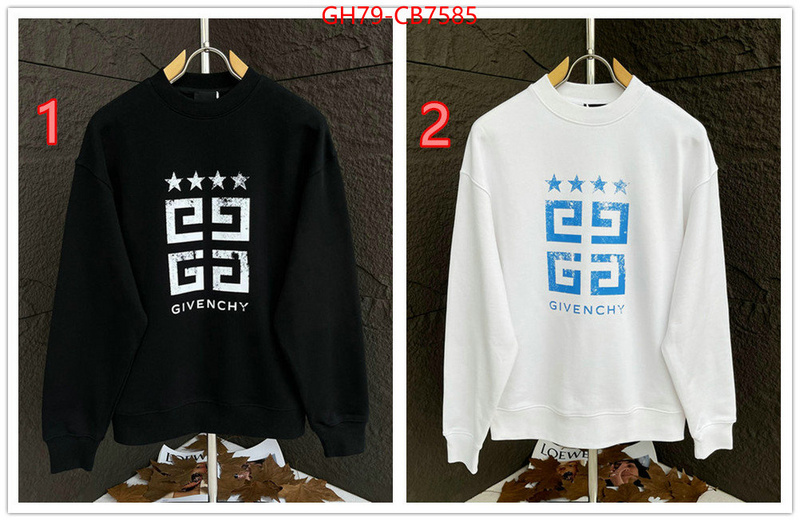 Clothing-Givenchy is it illegal to buy dupe ID: CB7585 $: 79USD