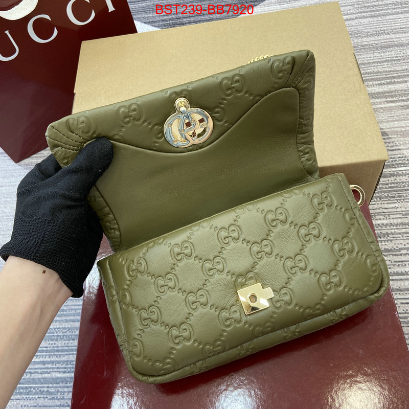 Gucci Bags(TOP)-Crossbody- best quality fake ID: BB7920 $: 239USD,