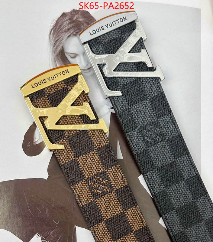 Belts-LV high quality happy copy ID: PA2652 $: 65USD