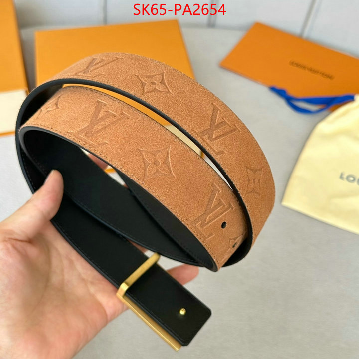 Belts-LV top quality fake ID: PA2654 $: 65USD