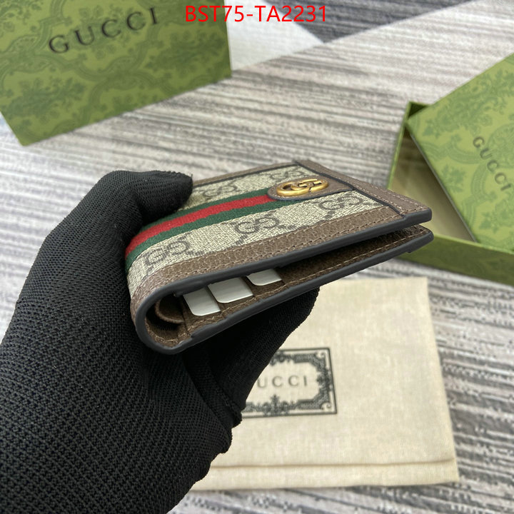 Gucci Bags(TOP)-Wallet- best replica 1:1 ID: TA2231 $: 75USD,