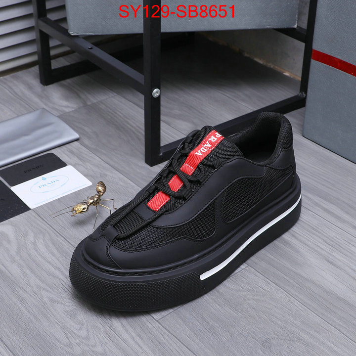 Men shoes-Prada replica aaaaa+ designer ID: SB8651 $: 129USD