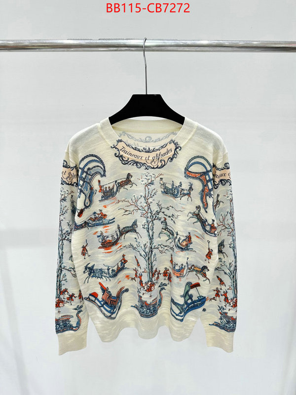 Clothing-Hermes where can you buy a replica ID: CB7272 $: 115USD