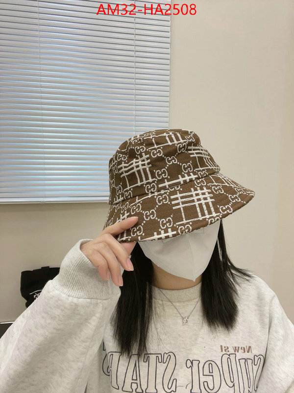 Cap(Hat)-Gucci top designer replica ID: HA2508 $: 32USD