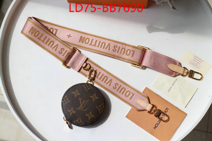 LV Bags(TOP)-Shoulder Strap- replica sale online ID: BB7690 $: 75USD,