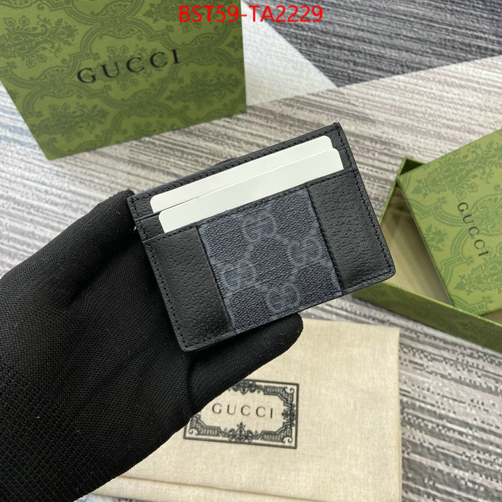 Gucci Bags(TOP)-Wallet- high quality happy copy ID: TA2229 $: 59USD,