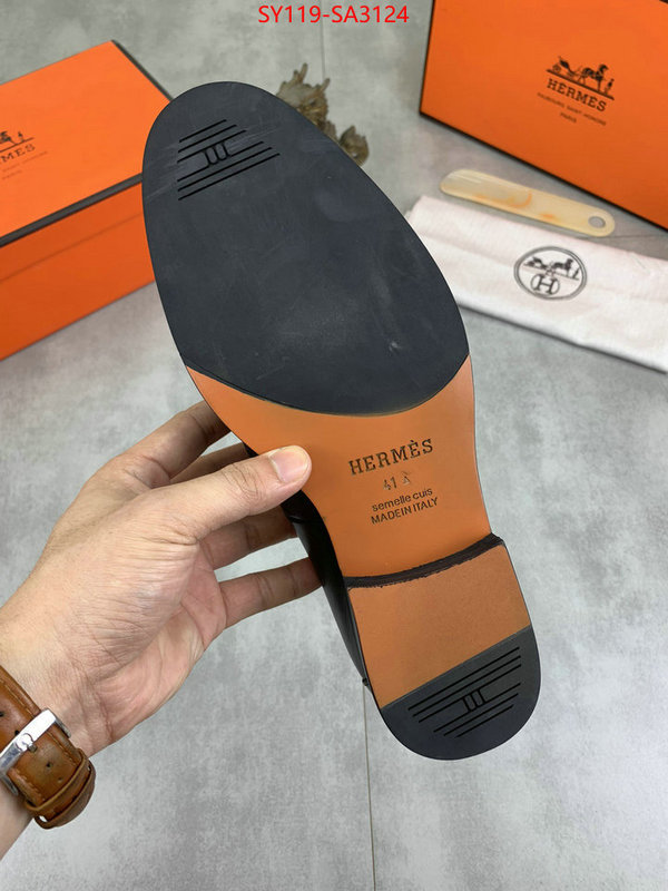 Men Shoes-Hermes designer fake ID: SA3124 $: 119USD