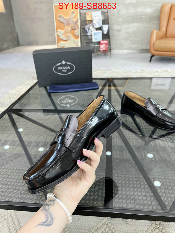 Men shoes-Prada best replica 1:1 ID: SB8653 $: 189USD