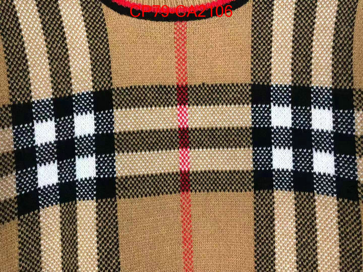 Clothing-Burberry outlet 1:1 replica ID: CA2106 $: 79USD