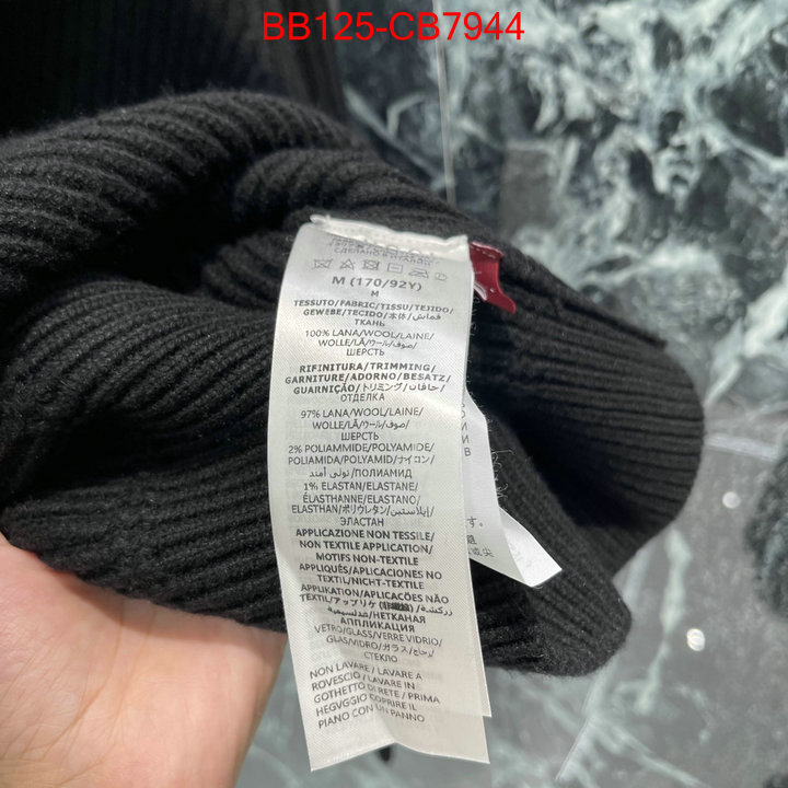 Clothing-Gucci highest product quality ID: CB7944 $: 125USD