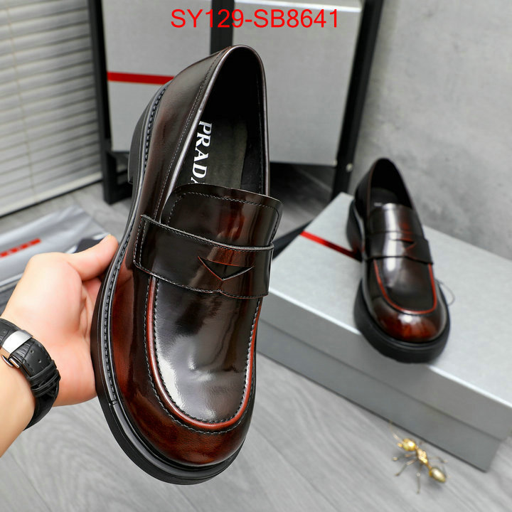 Men shoes-Prada top 1:1 replica ID: SB8641 $: 129USD