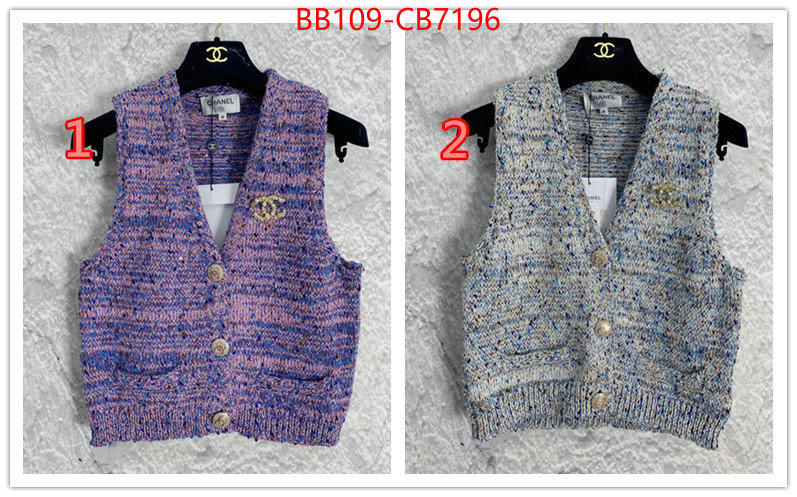 Clothing-Chanel perfect ID: CB7196 $: 109USD