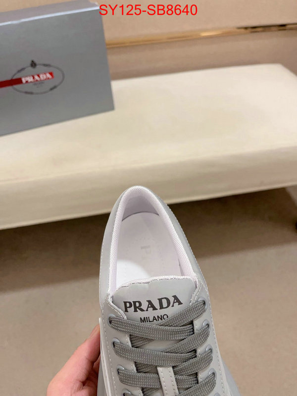 Men shoes-Prada best replica 1:1 ID: SB8640 $: 125USD