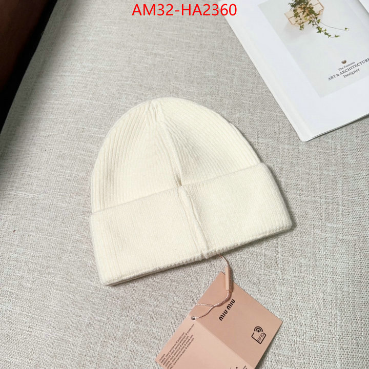 Cap(Hat)-Miu Miu replica 2024 perfect luxury ID: HA2360 $: 32USD