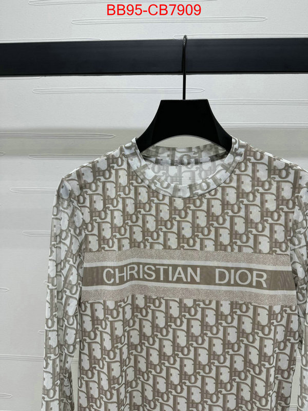 Clothing-Dior high quality online ID: CB7909 $: 95USD