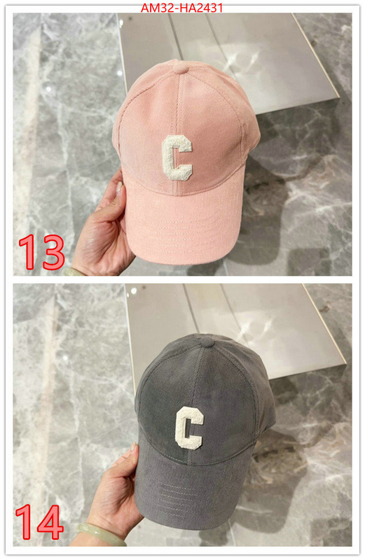 Cap(Hat)-Celine where quality designer replica ID: HA2431 $: 32USD