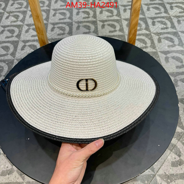 Cap (Hat)-Dior the quality replica ID: HA2491 $: 39USD