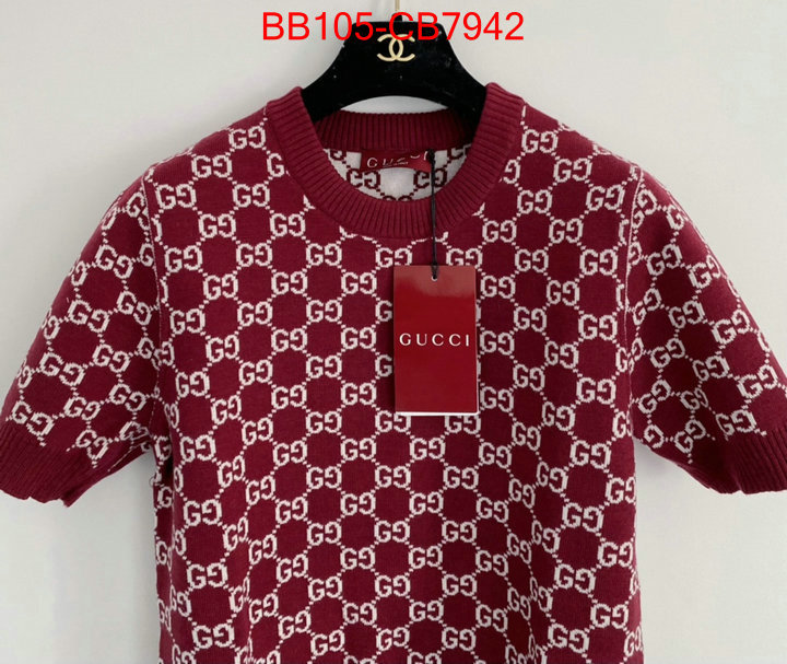 Clothing-Gucci china sale ID: CB7942 $: 105USD