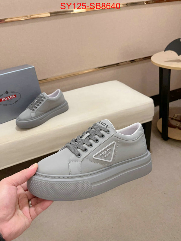 Men shoes-Prada best replica 1:1 ID: SB8640 $: 125USD