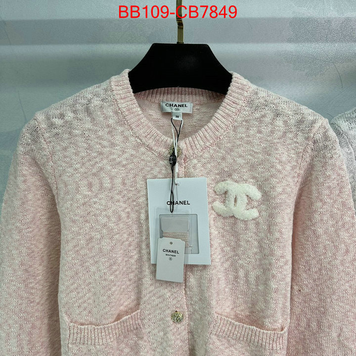 Clothing-Chanel outlet 1:1 replica ID: CB7849 $: 109USD