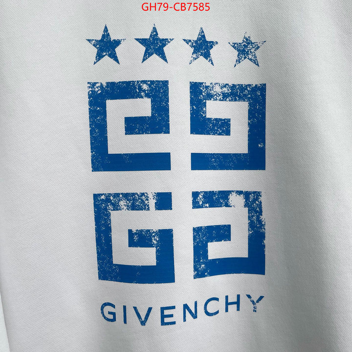 Clothing-Givenchy is it illegal to buy dupe ID: CB7585 $: 79USD