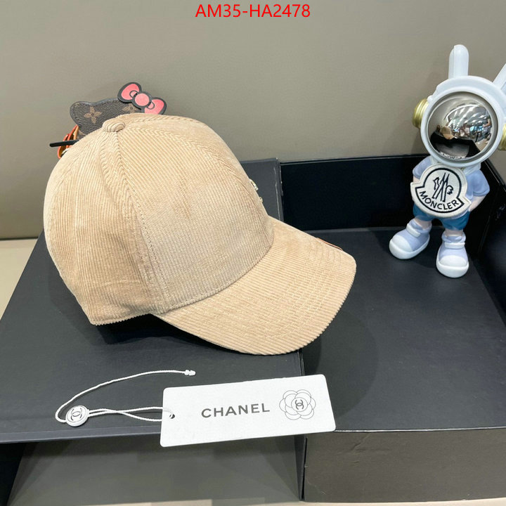 Cap (Hat)-Chanel designer fashion replica ID: HA2478 $: 35USD