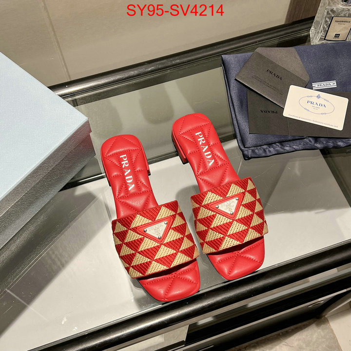 Women Shoes-Prada aaaaa+ replica ID：SV4214 $: 95USD