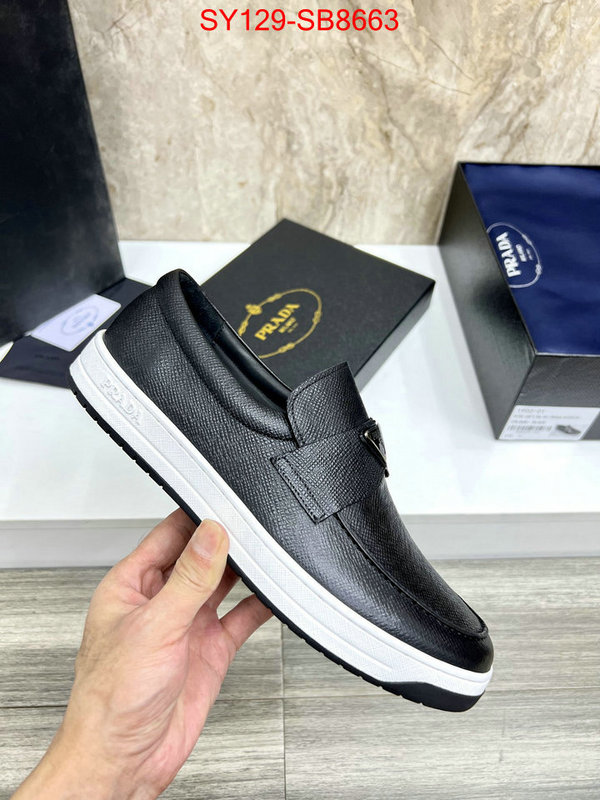 Men shoes-Prada what is a counter quality ID: SB8663 $: 129USD