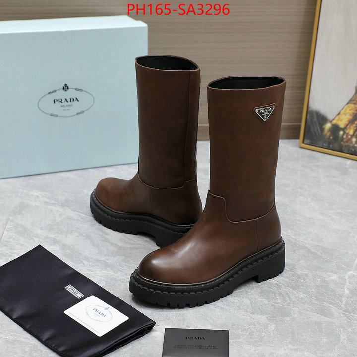 Women Shoes-Prada designer high replica ID: SA3296 $: 165USD