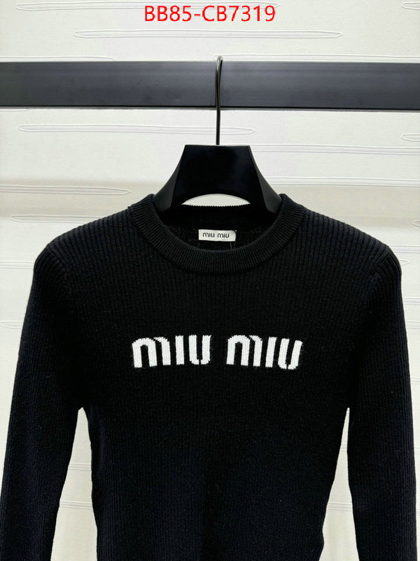 Clothing-MIU MIU where should i buy to receive ID: CB7319 $: 85USD