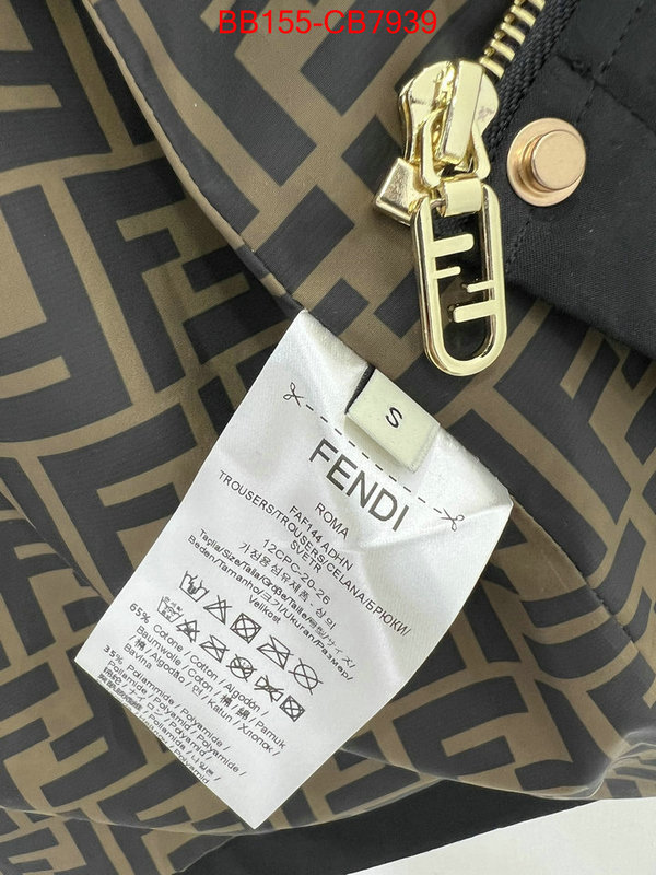 Clothing-Fendi replicas buy special ID: CB7939 $: 155USD