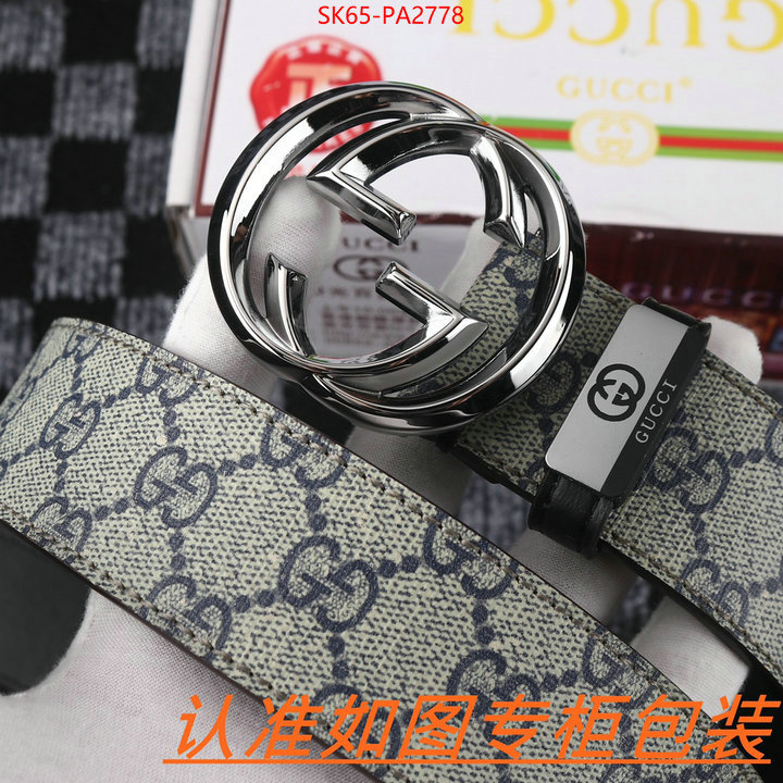 Belts-Gucci sell online luxury designer ID: PA2778 $: 65USD