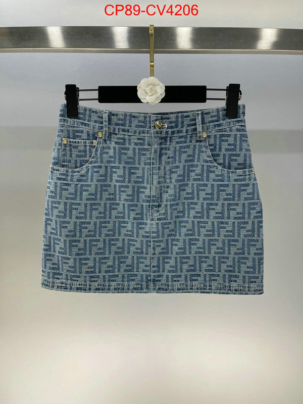 Clothing-Fendi where can i buy the best 1:1 original ID: CV4206 $: 89USD