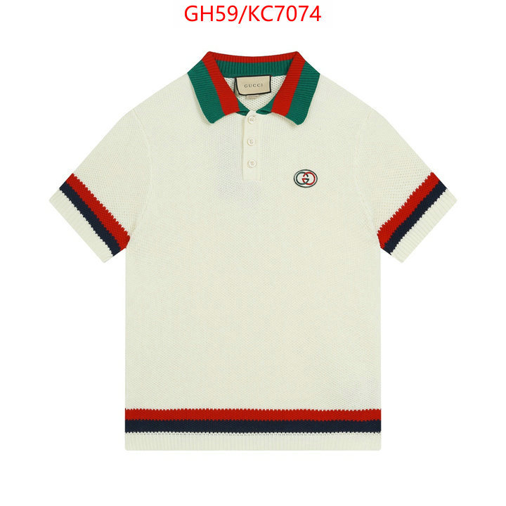 Clothing-Gucci highest quality replica ID: KC7074 $: 59USD