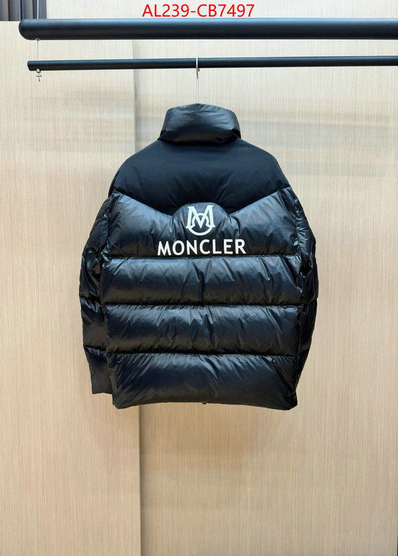 Down jacket Men-Moncler mirror quality ID: CB7497 $: 239USD