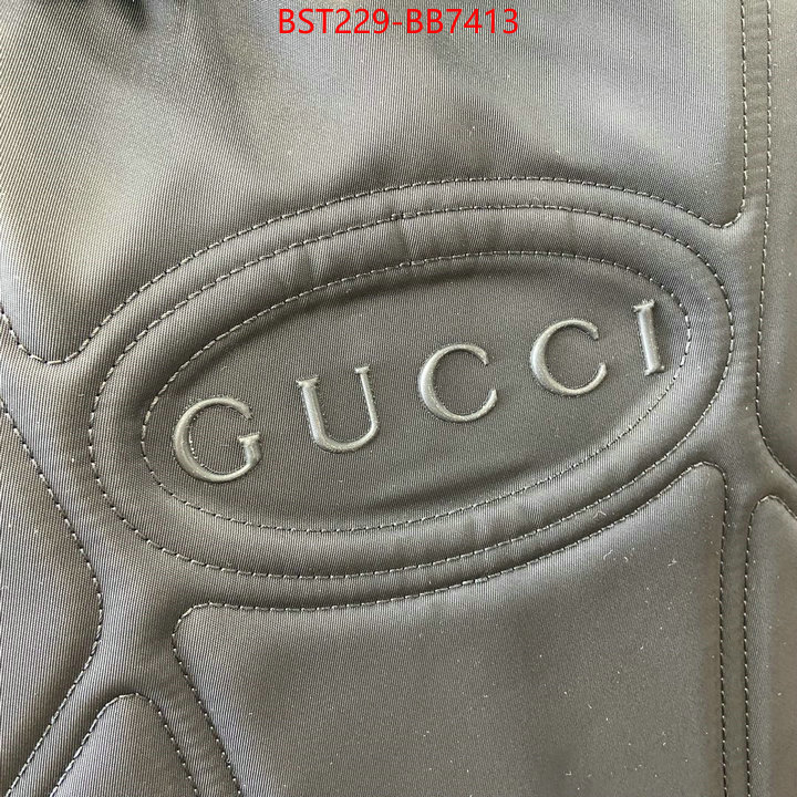 Gucci Bags(TOP)-Backpack- replica designer ID: BB7413 $: 229USD,