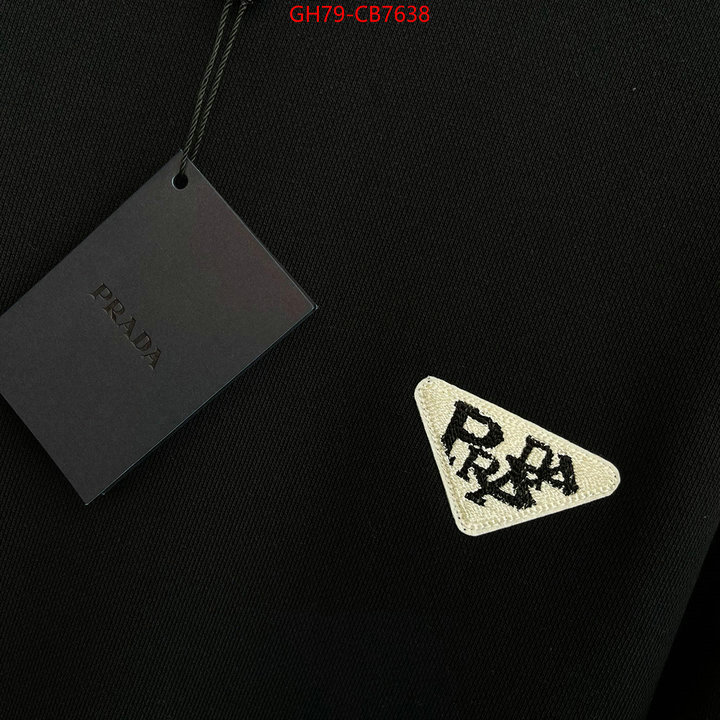 Clothing-Prada wholesale sale ID: CB7638 $: 79USD