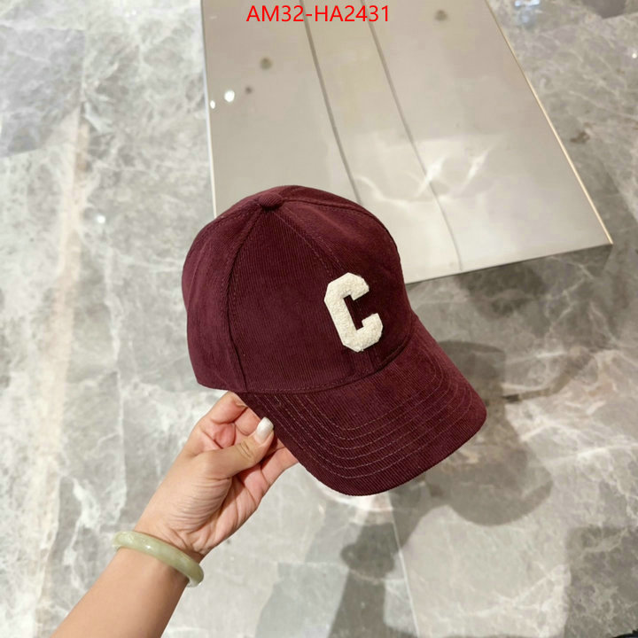 Cap(Hat)-Celine where quality designer replica ID: HA2431 $: 32USD