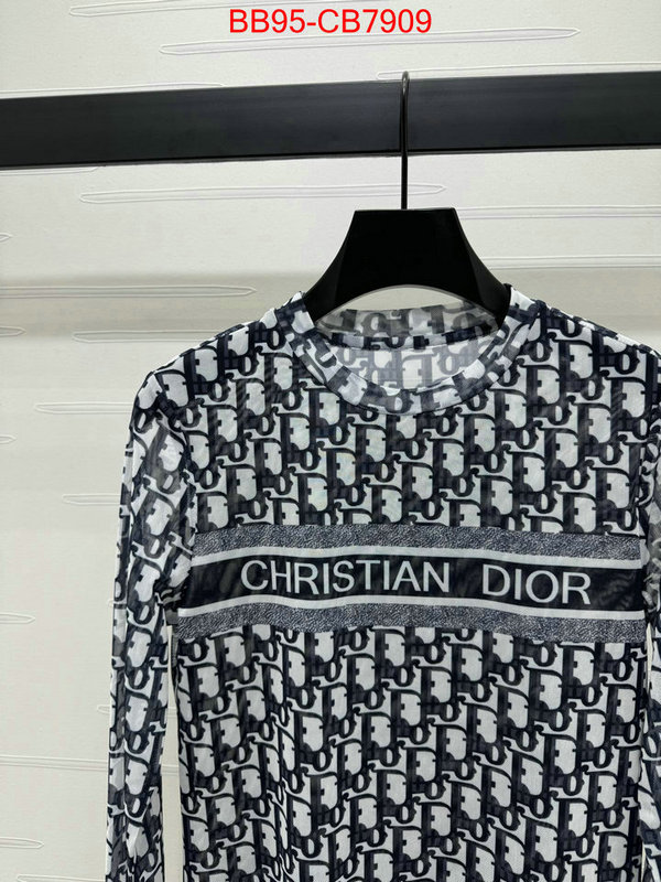 Clothing-Dior high quality online ID: CB7909 $: 95USD