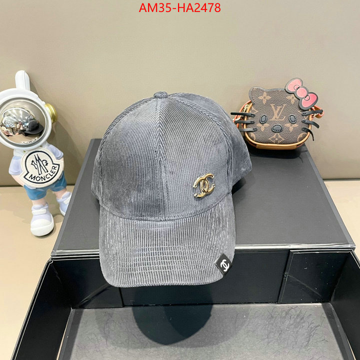 Cap (Hat)-Chanel designer fashion replica ID: HA2478 $: 35USD